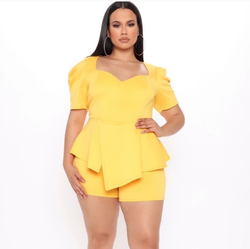 Fashion Nova A Little Sass Romper